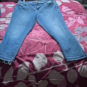 Crop jeans mid rise